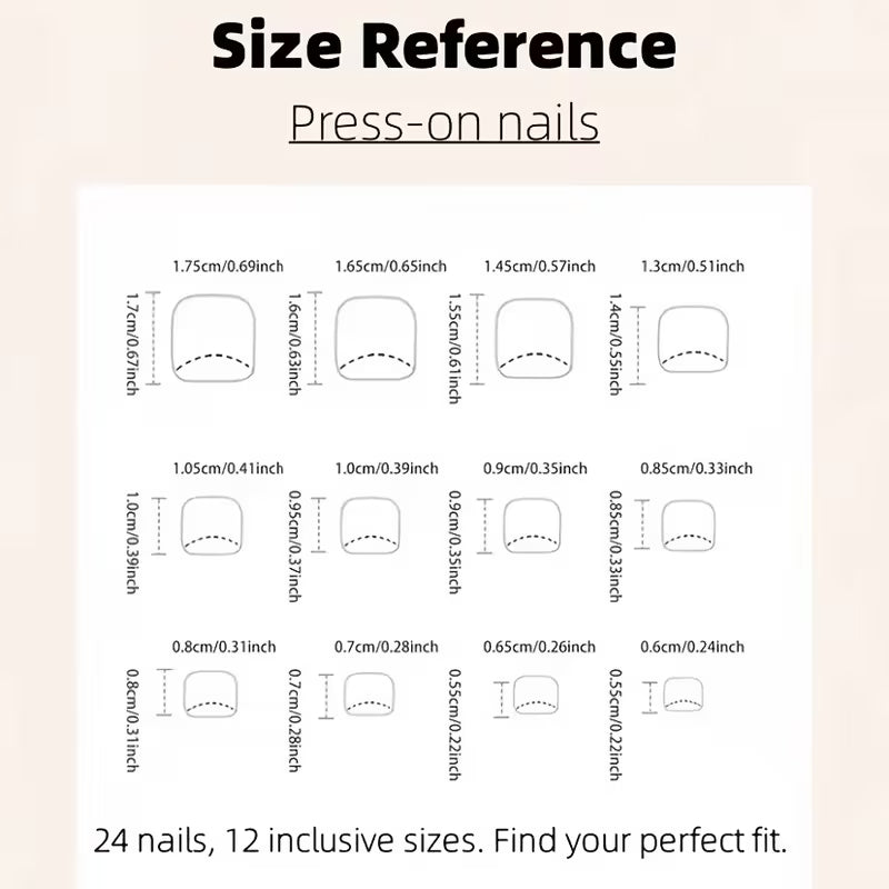 Press on Nails - 24 Fingers, 24 Toes